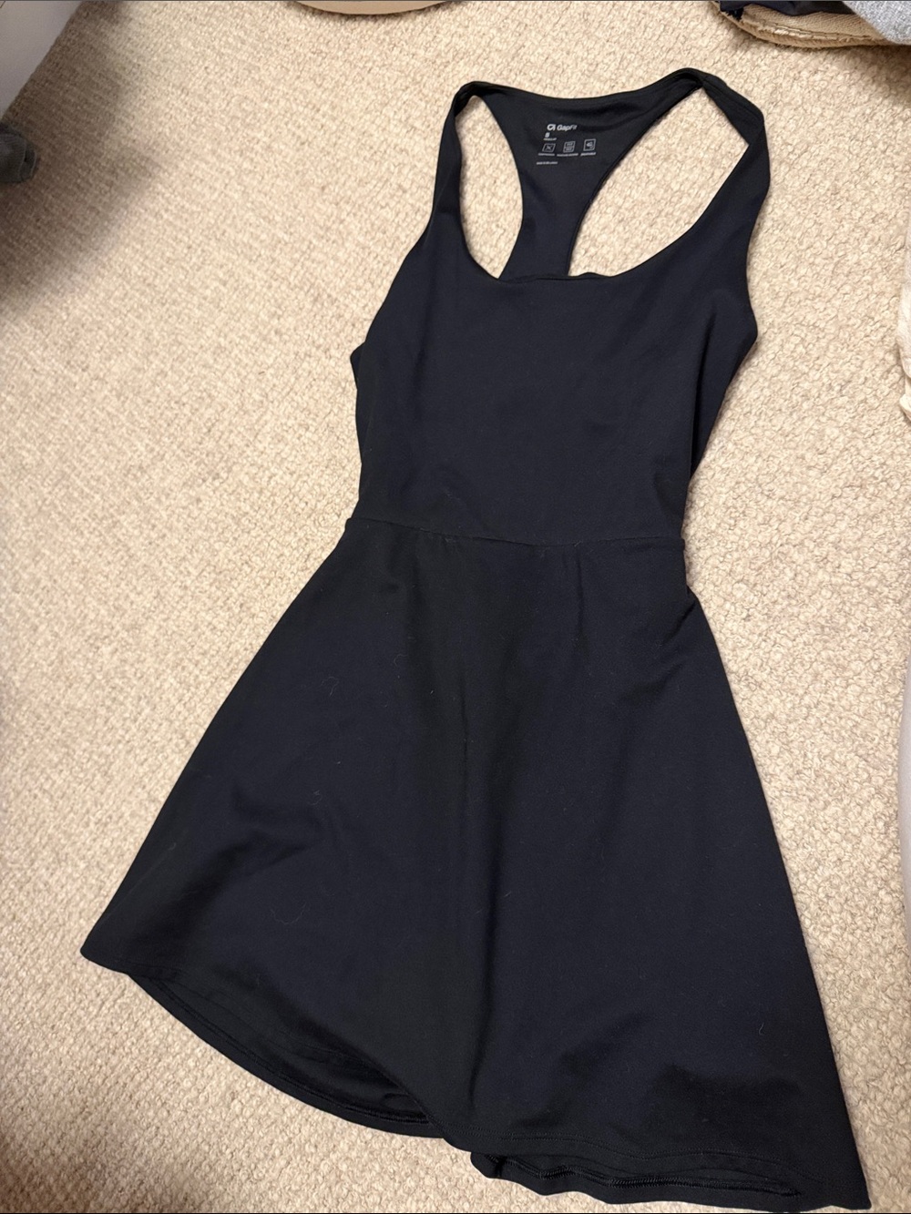 GAP Black Racerback Mini Dress